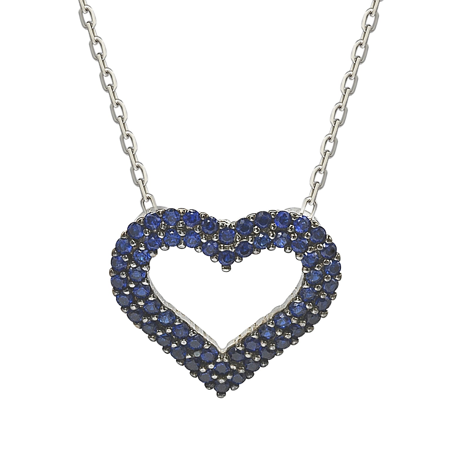 Le vian Previously Owned Le Vian Diamond Heart Necklace 1-3/4 ct tw 14K  Vanilla Gold 18